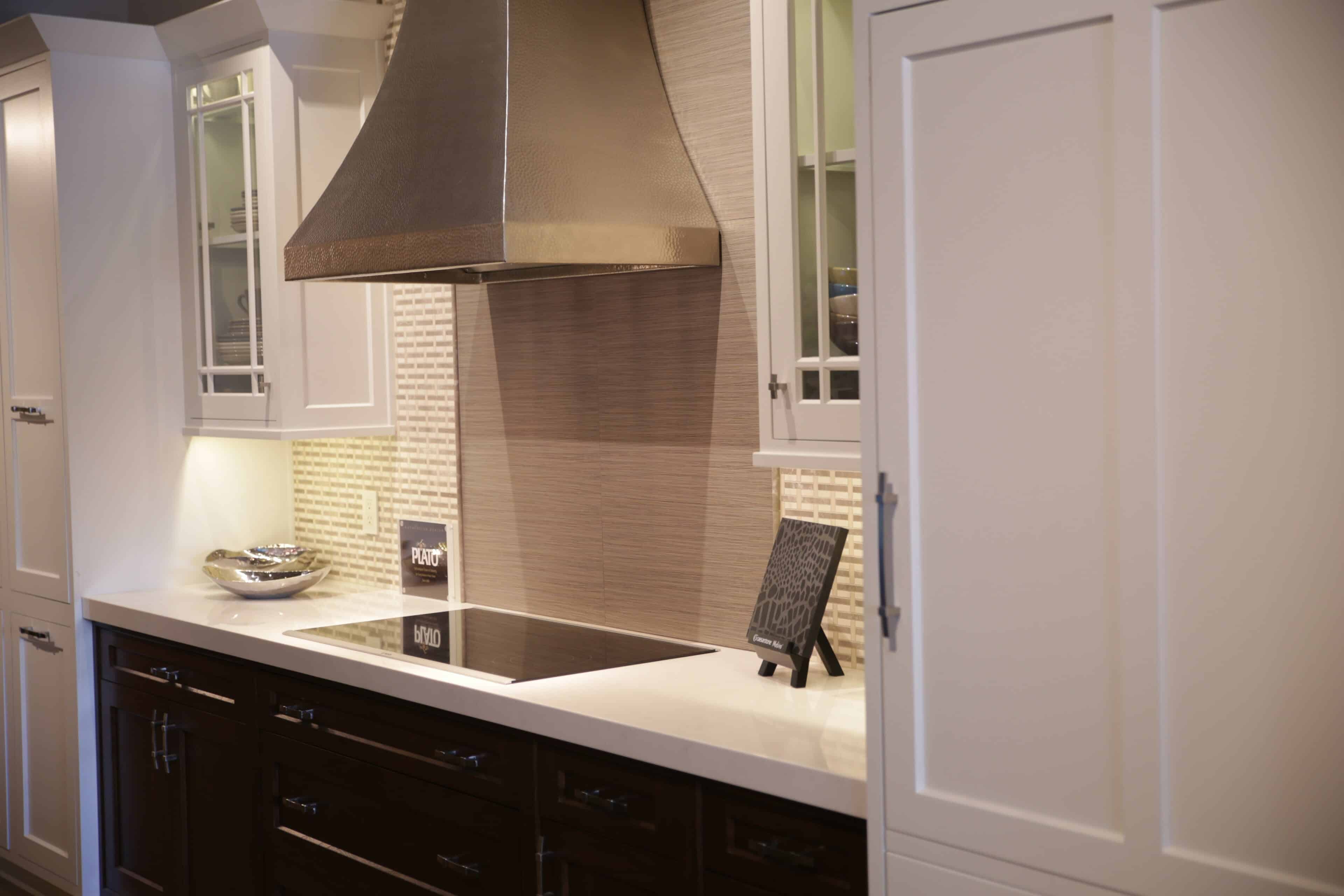 Native Trails Hammered Nickel Wall Range Hood Kepler Design Group   Native Trails Hammered Nickel Hood 